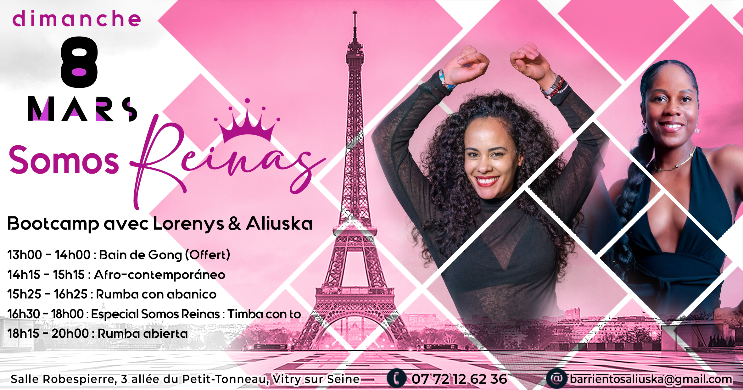 Stage ALIUSKA LORENYS SOMOS REINAS 8 mars 2026